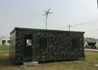 China 4M Wind Turbine Install On the Container 400W Wind Generator Supply Power For the Movable House company