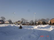 China Light Weight 1500W Small On Grid Wind Turbine With Stand Alone Mast / Wind Electricity Generatorr company