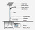  High Luminous 60W Solar LED Street Light Back Up For 3 Cloudy Days With Solar Panel
